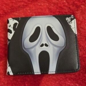 New scream ghostface Halloween horror leather wallet